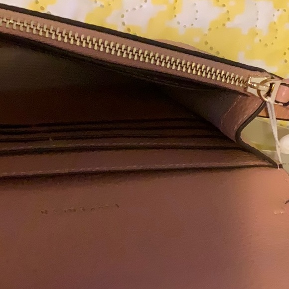 TORY BURCH Thea Flat Wallet/Crossbody/Shoulder Bag in Pink Moon NWT - Picture 5 of 5